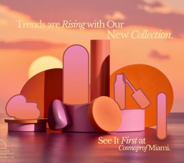 Invitation to Cosmoprof Miami 2025 – discover our new collection inspired by sunrises and sunsets, visit us at booth 421 in the Cosmopack section 